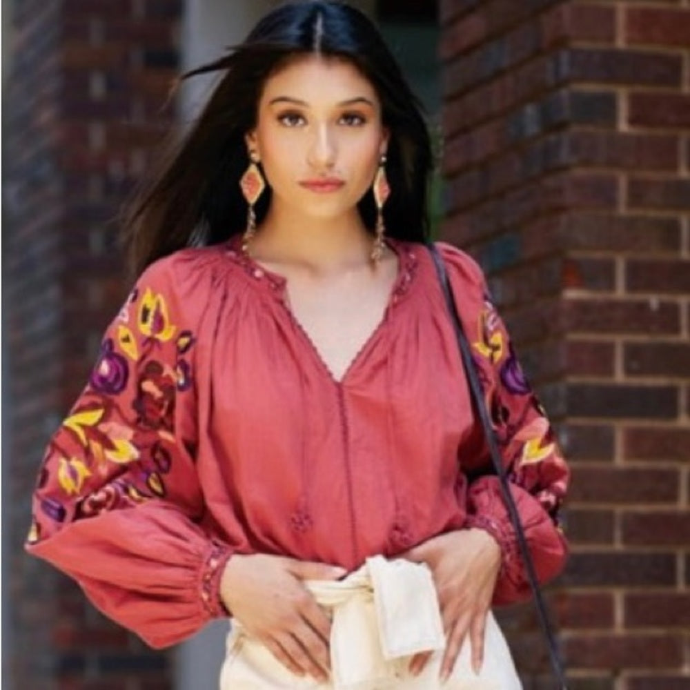 Adorned Crown Jewelry shoulder duster woven floral cha cha earrings