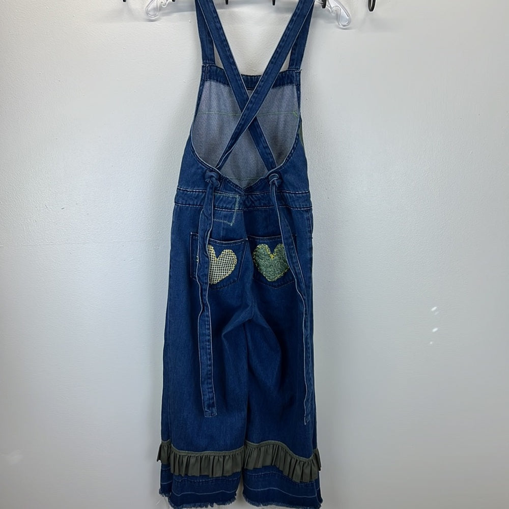 Adorned Crown Textile love God learn truth live transformed overalls upcycle