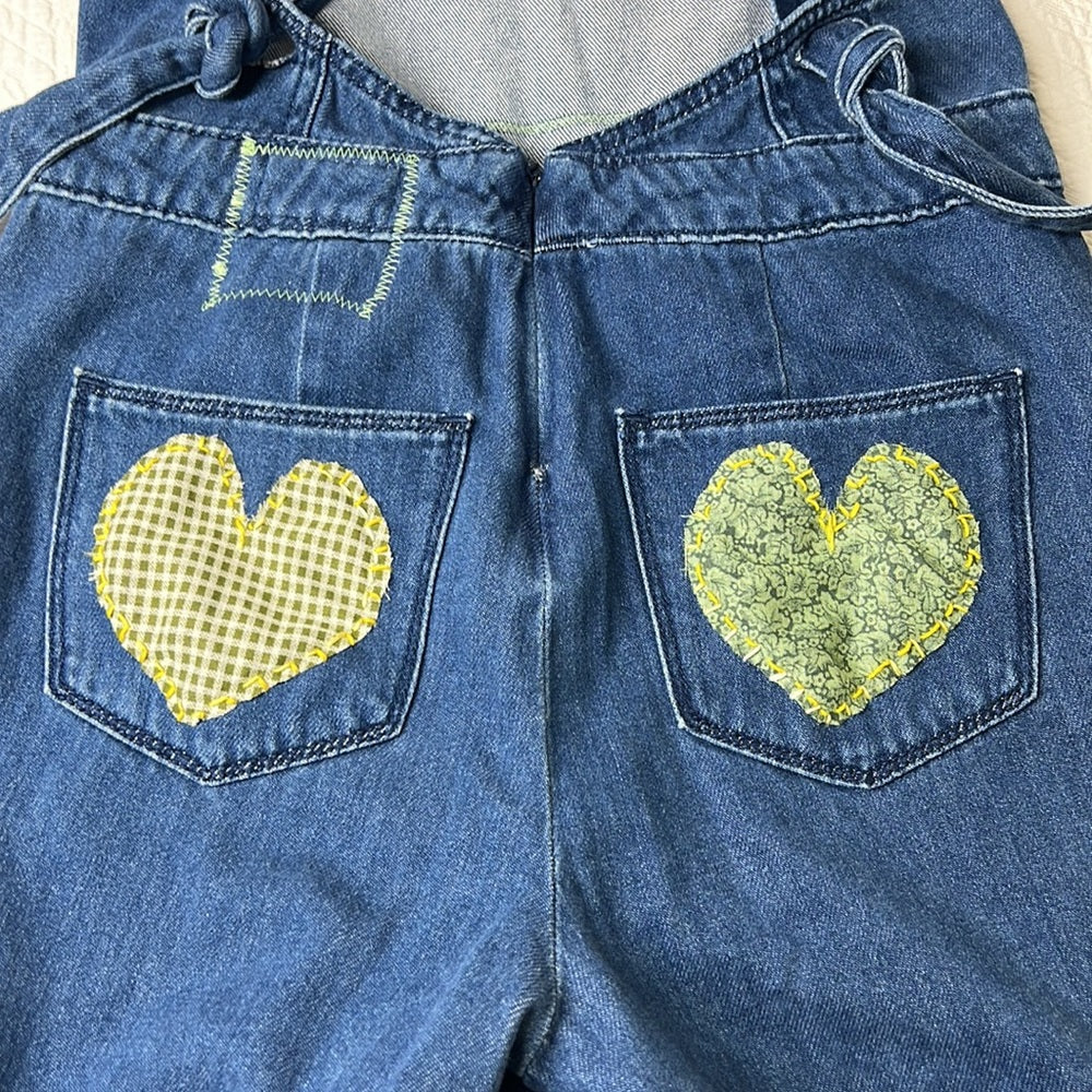 Adorned Crown Textile love God learn truth live transformed overalls upcycle